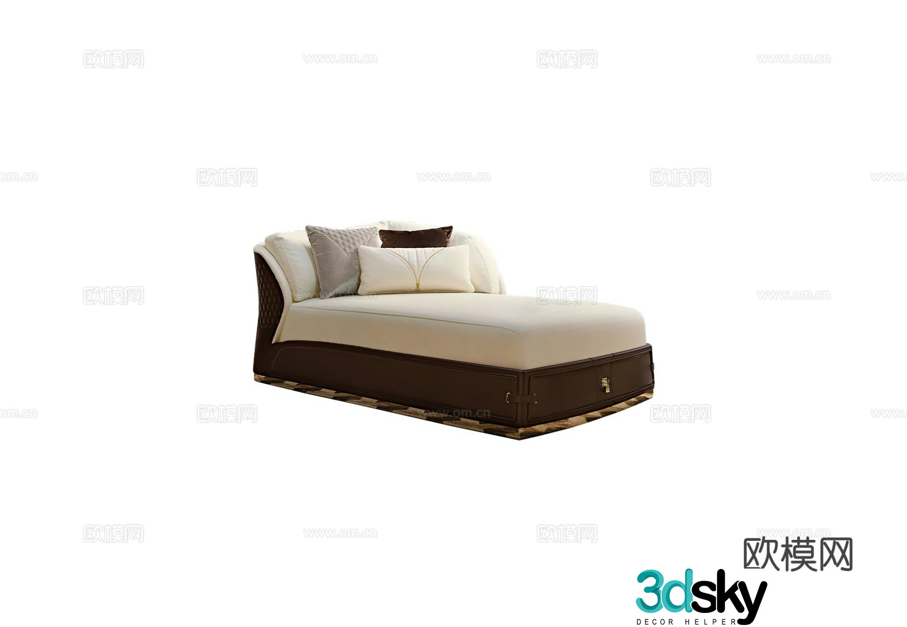 TURRI VOGUE Concubine Sofa 3D Model