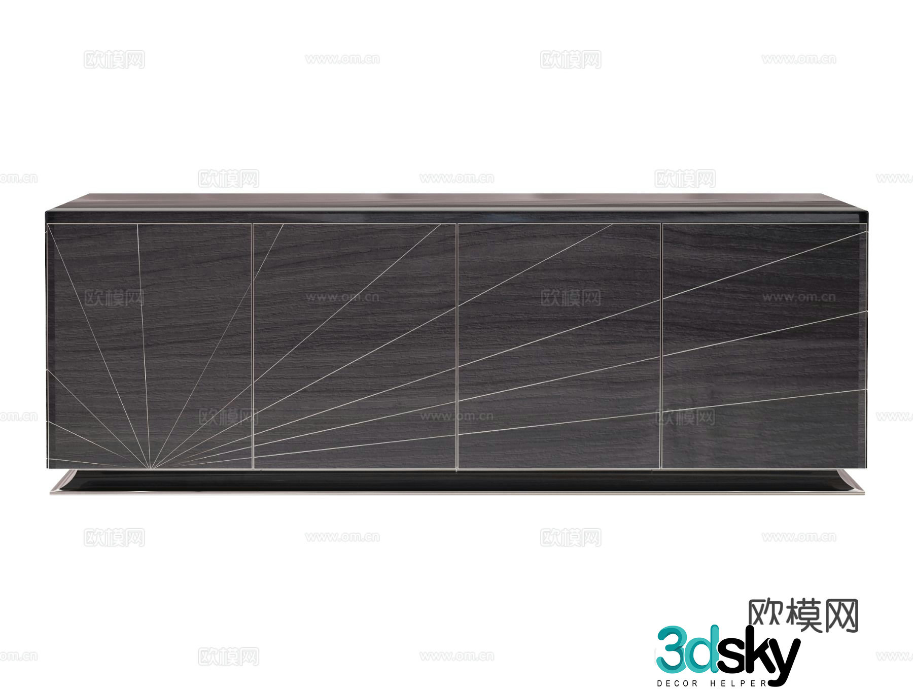 Visionnaire AURORA side cabinet 3D model