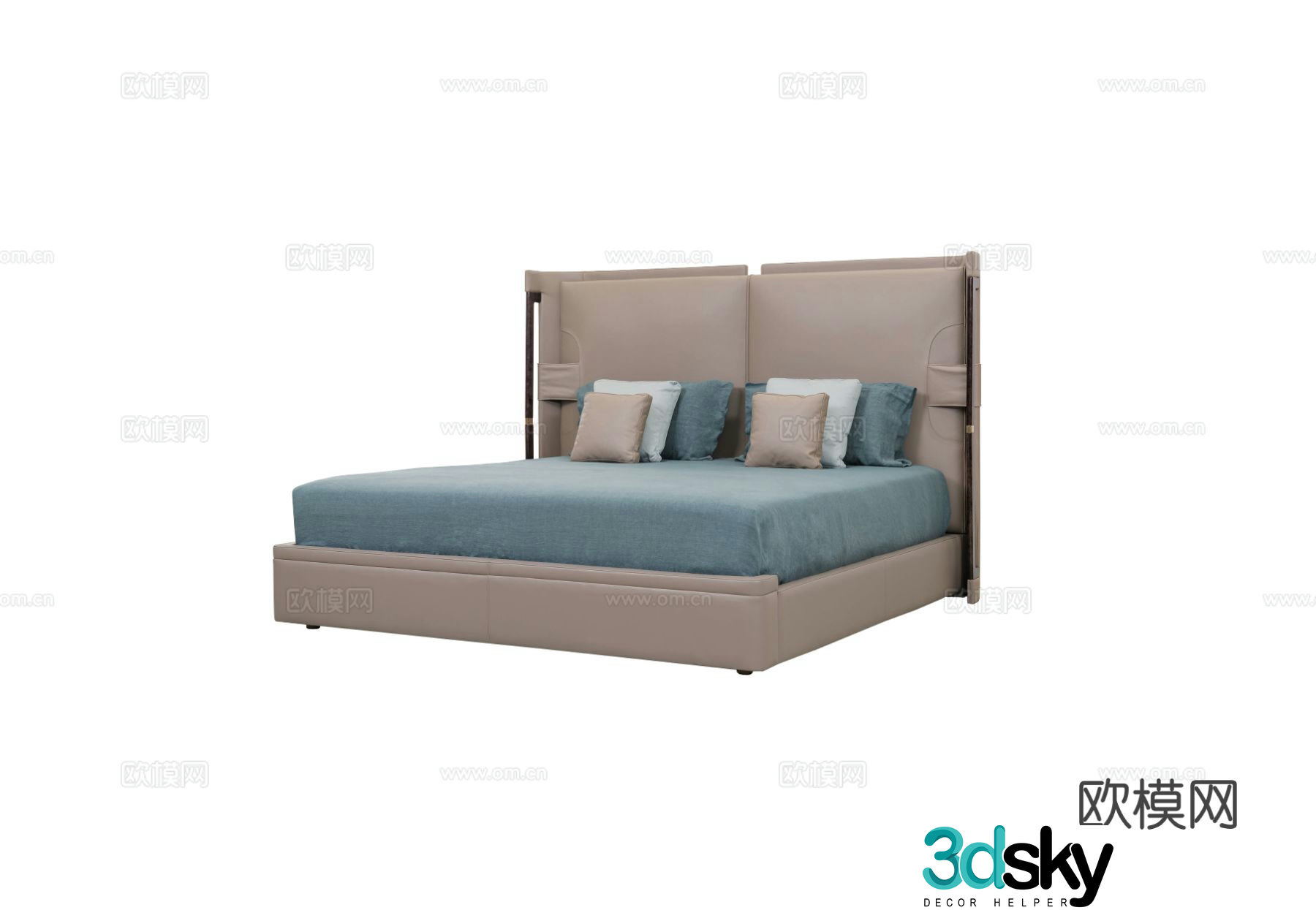 TURRI ECLIPSE Double Bed 3D Model