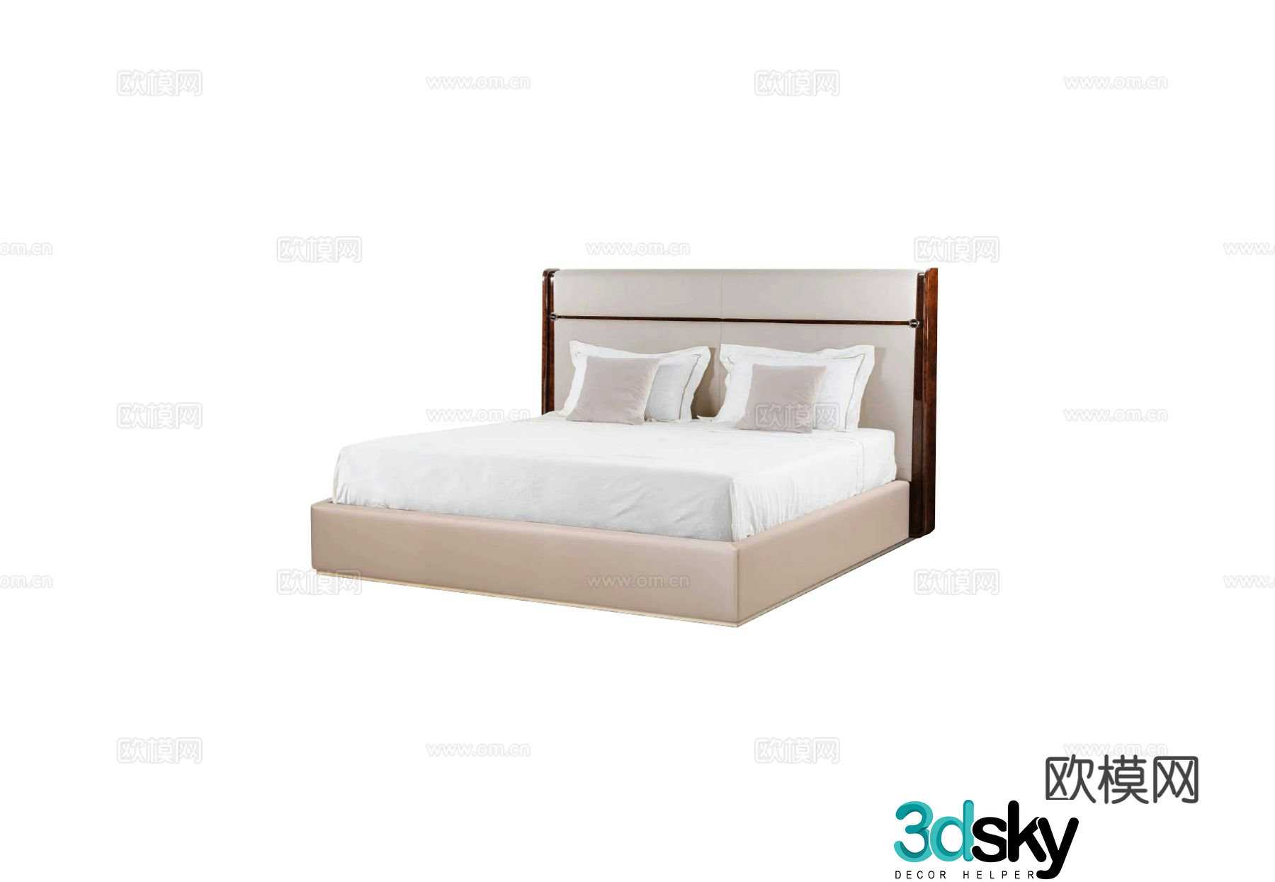 TURRI MADISON Double Bed 3D Model