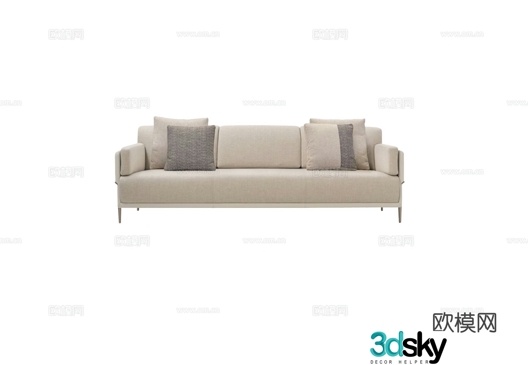 TURRI ZERO Multiplayer Sofa 3D Model