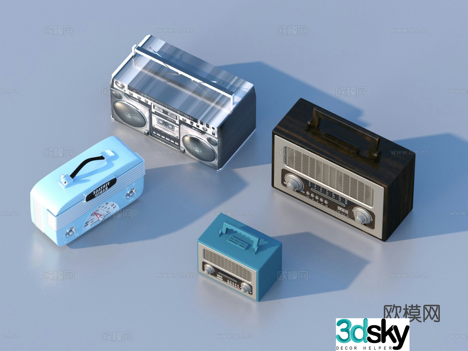 Radio Recorder 3d Model