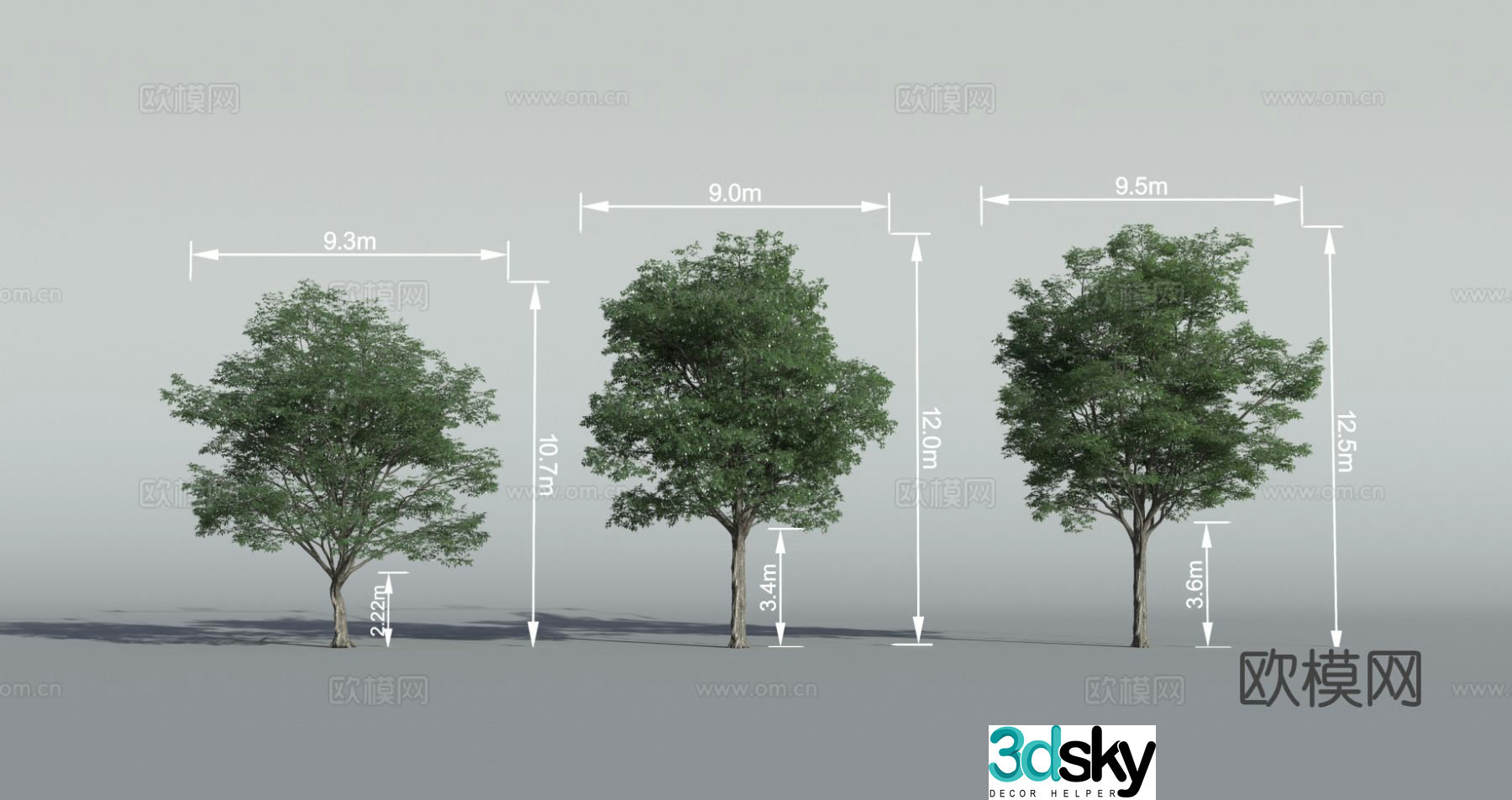 Tree Tree Landscape Green Tree Green Plant 3D Model