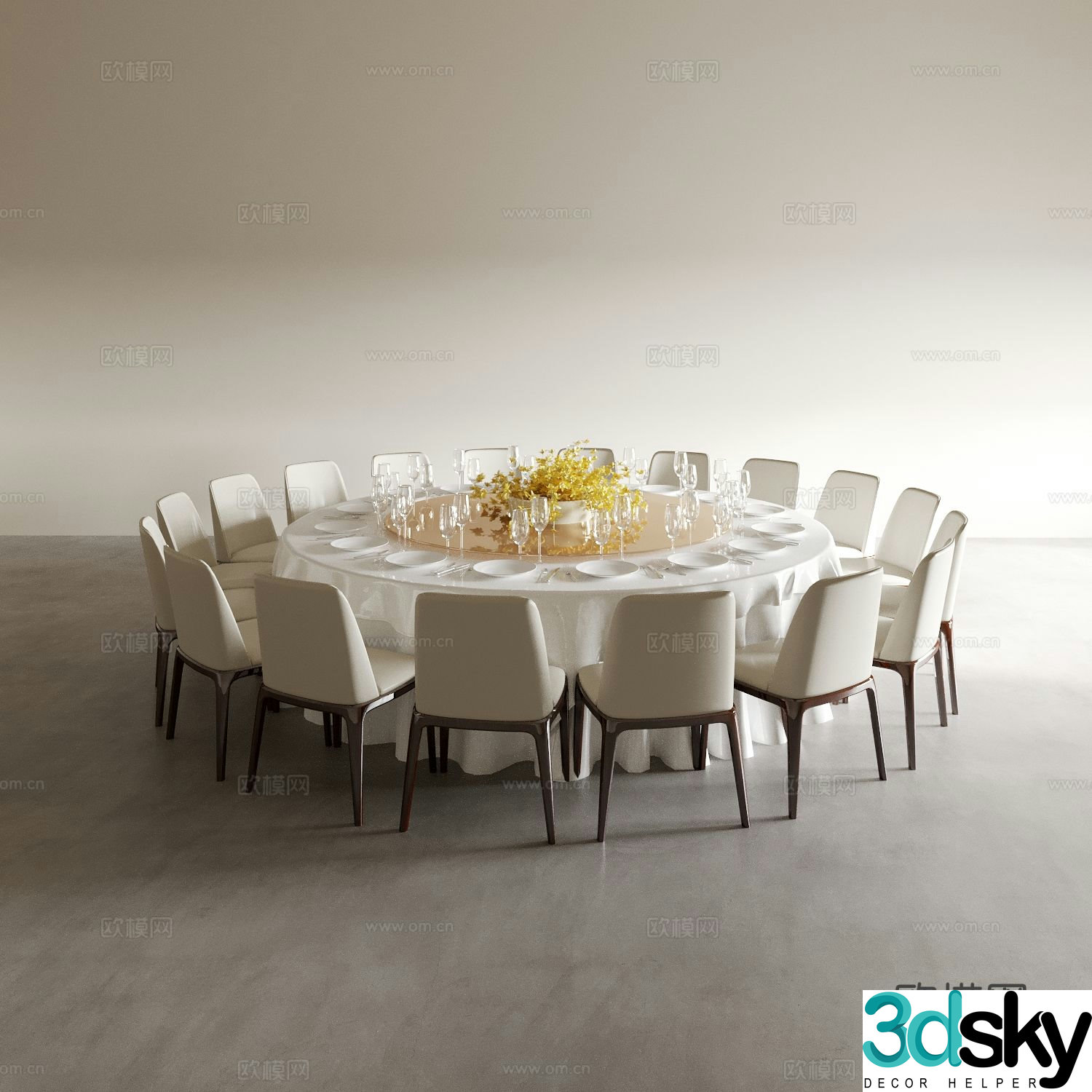 Dining table and chairs living and dining table and chairs dining table and chairs wine table and chair combination round wine table and chair 3D model