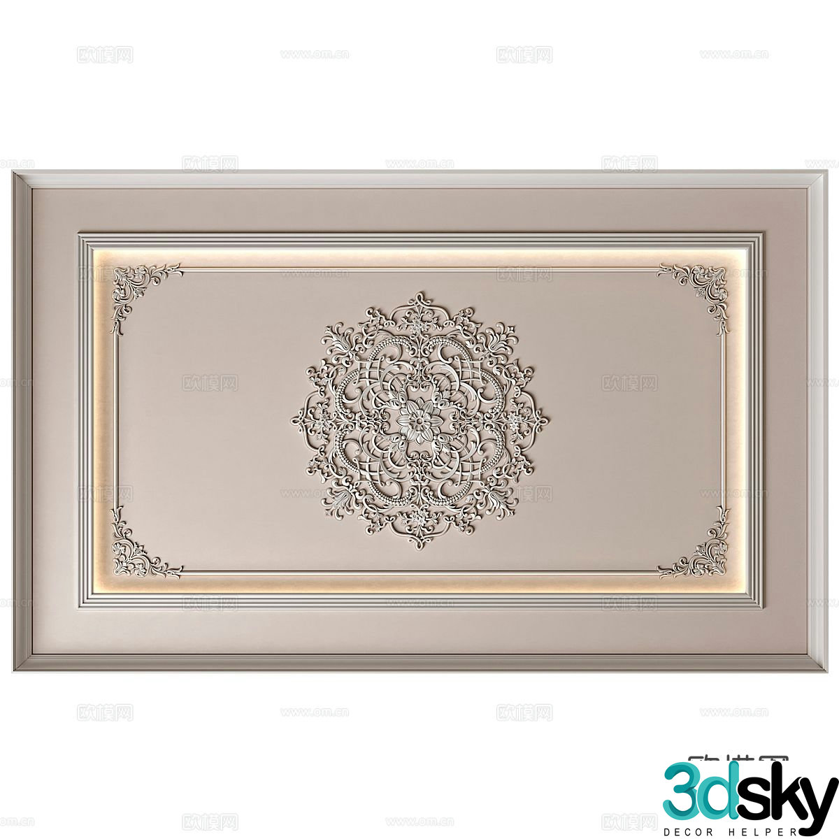 Ceiling suspended ceiling 3d model