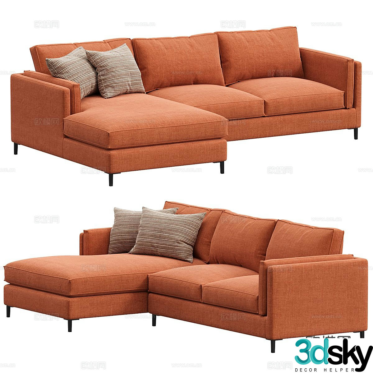 Multiplayer sofa 3d model