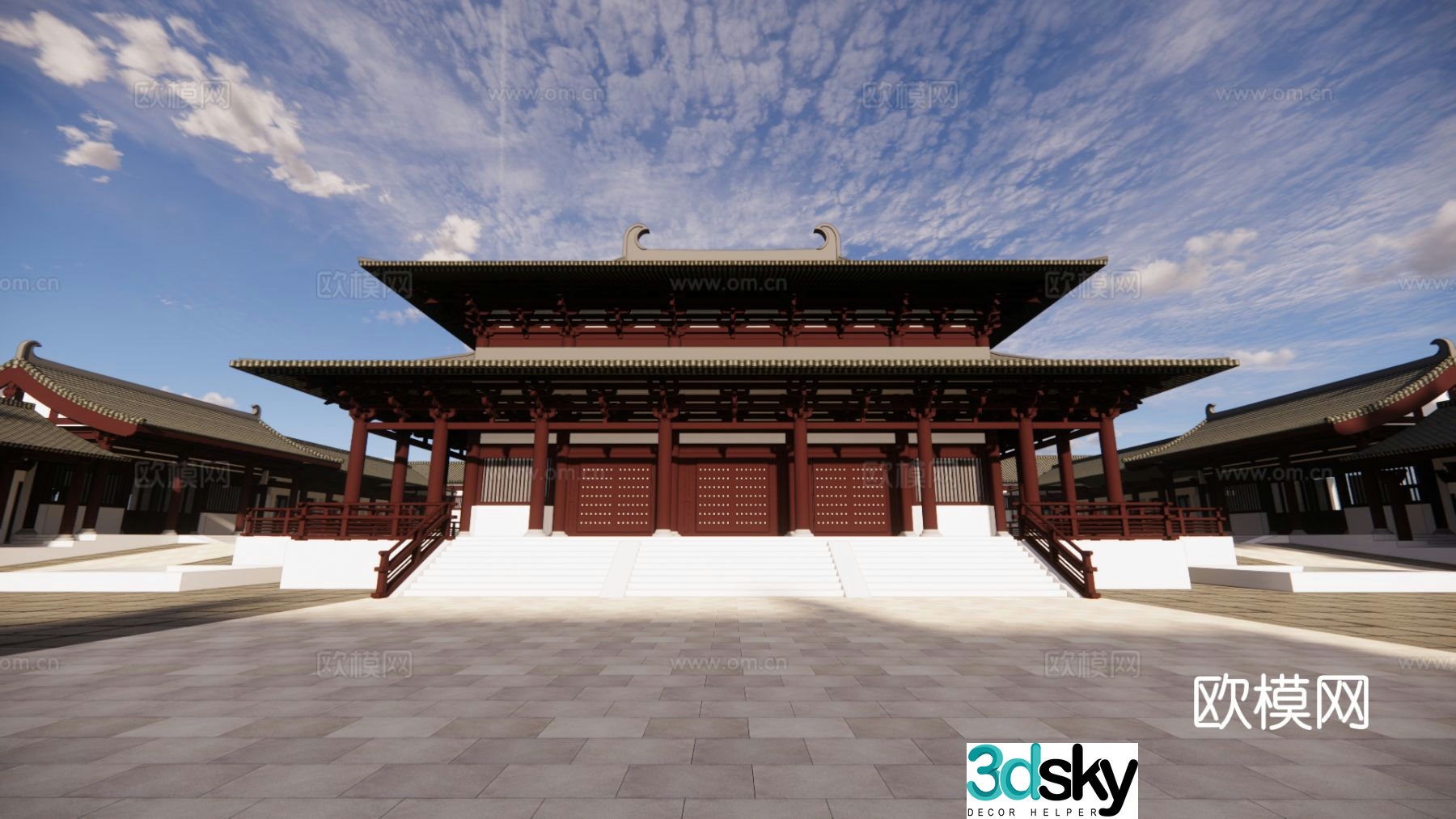 3D model of Chinese ancient architecture