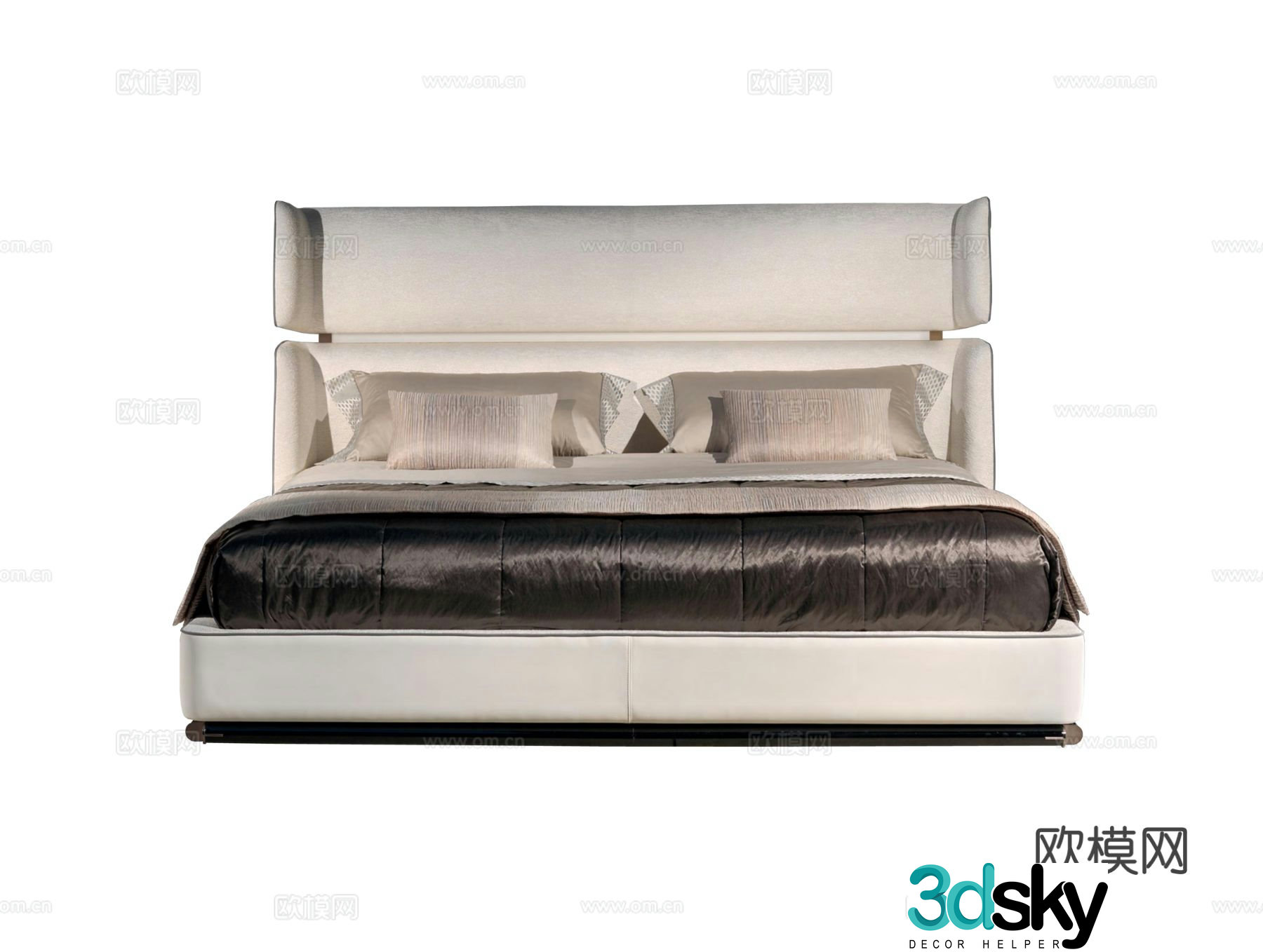 Visionnaire REVERIE Double Bed 3D Model