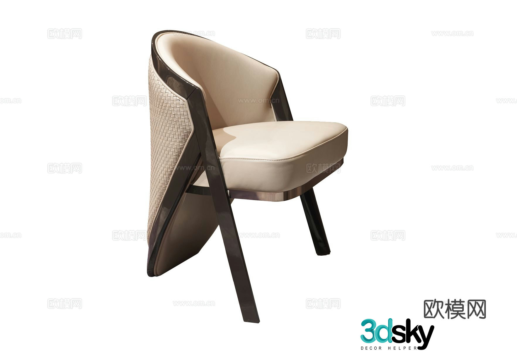 Visionnaire LUCKY dining chair 3d model