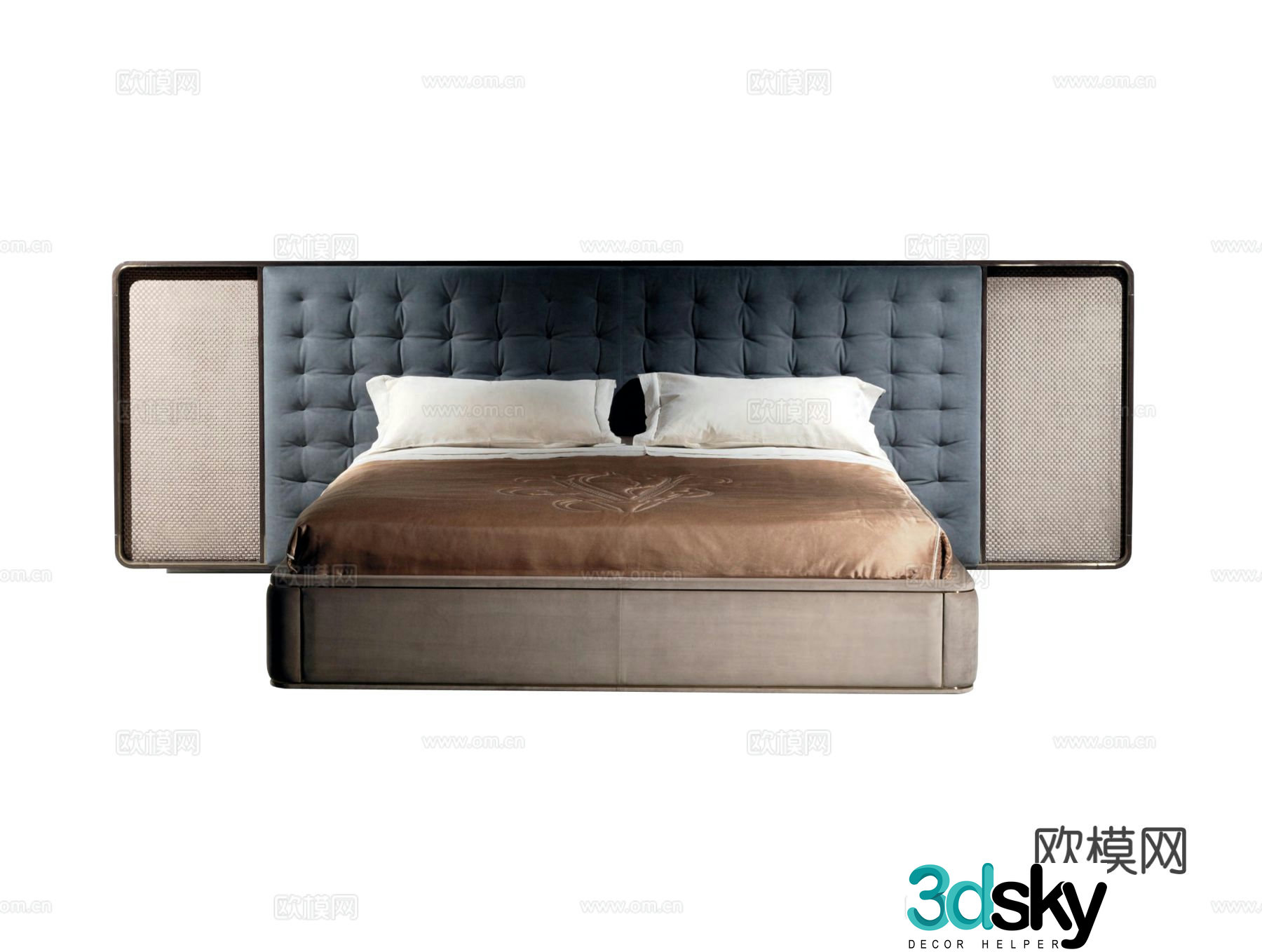 Visionnaire RIPLEY Double Bed 3D Model