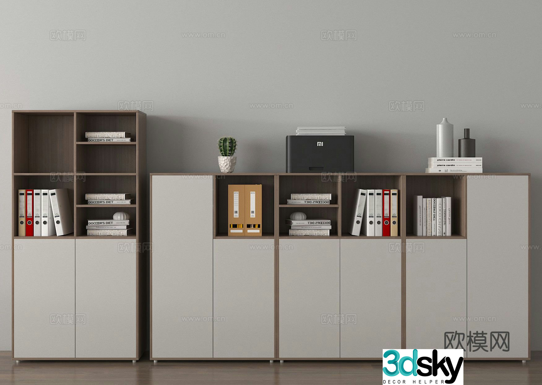 File cabinet File cabinet Information cabinet Storage cabinet Office cabinet 3D model