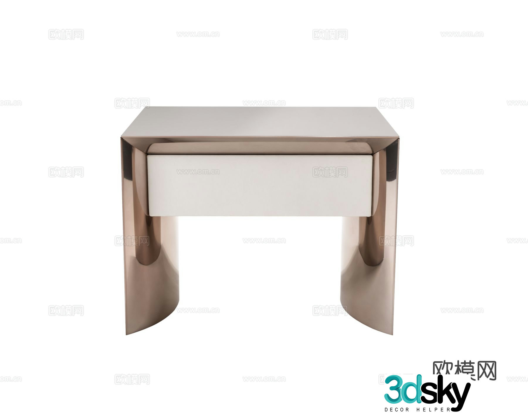 Visionnaire CA’ FOSCARI nightstand 3d model