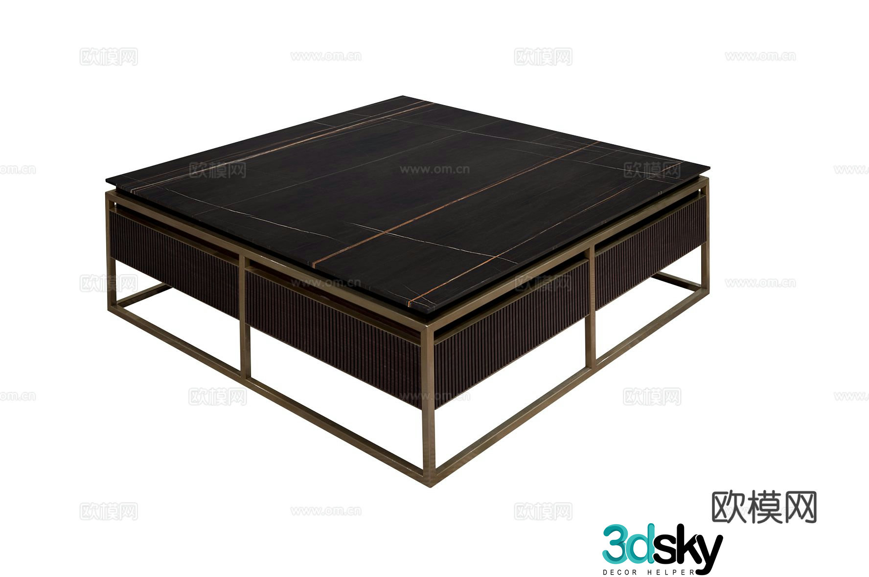 Visionnaire BANNER coffee table 3d model