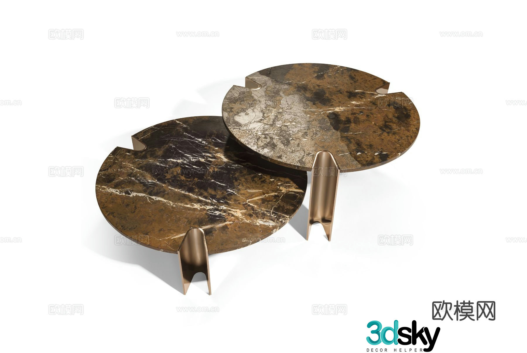 Visionnaire EGMONT coffee table 3d model
