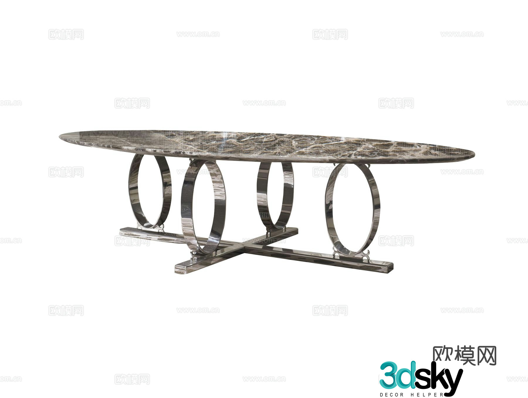 Visionnaire Wiggins coffee table 3d model