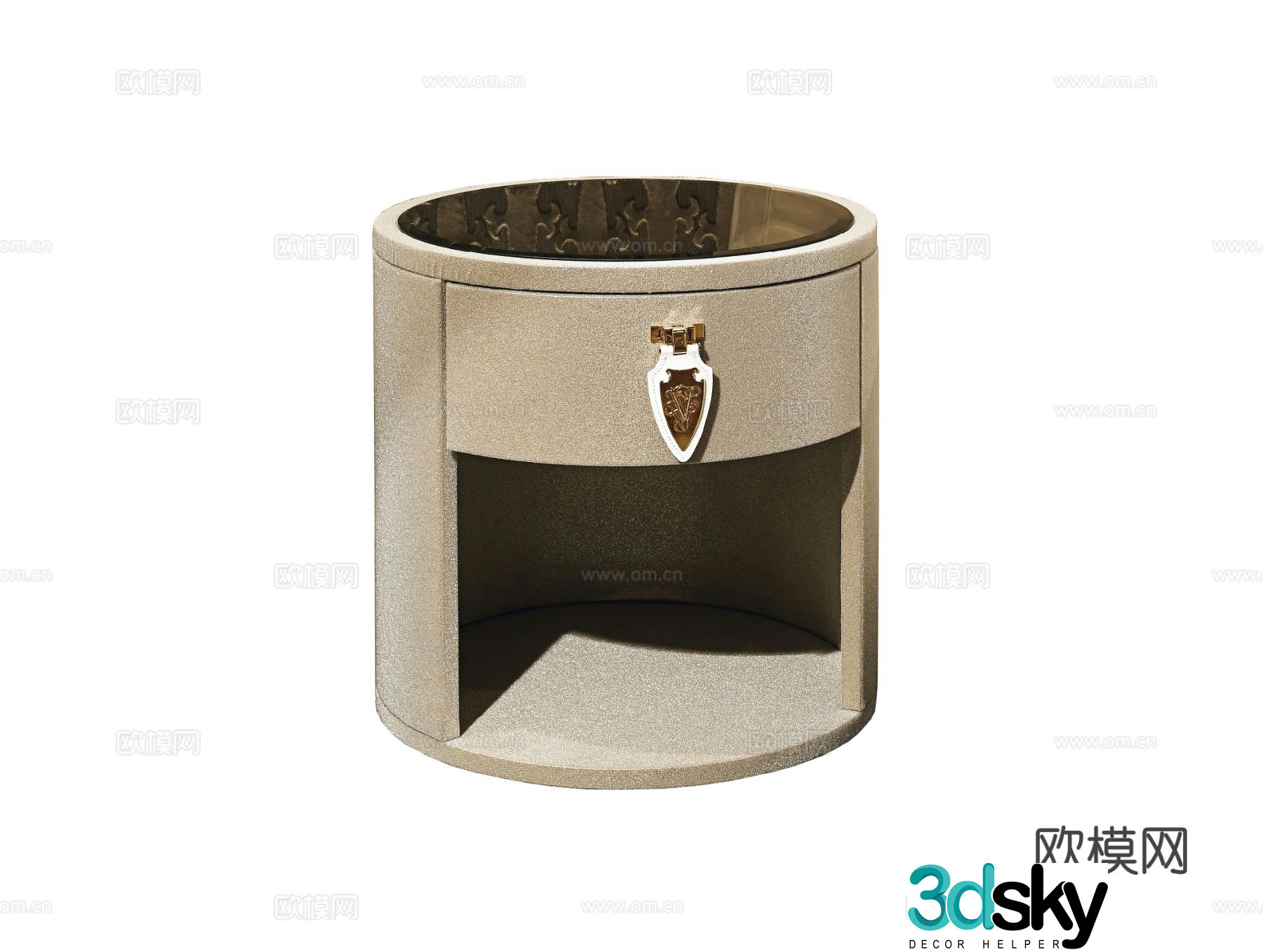Visionnaire Nottingham nightstand 3d model