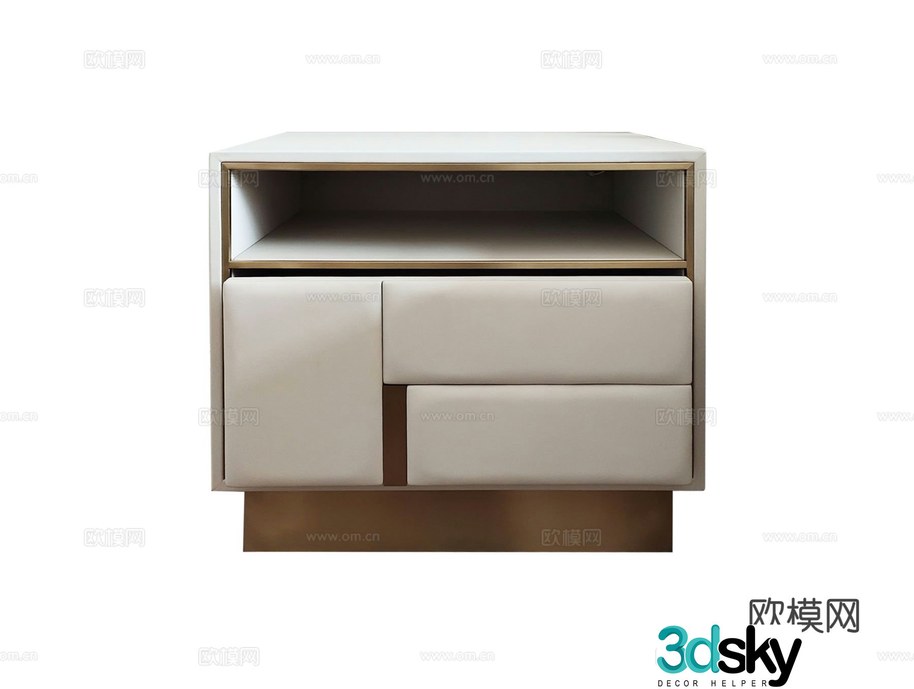 Visionnaire BELOVED nightstand 3d model