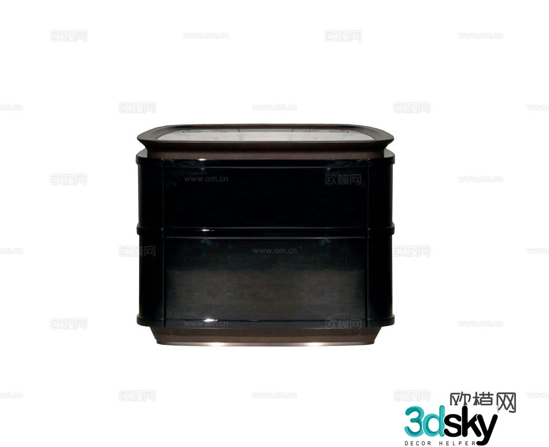 Visionnaire NOMOS nightstand 3D model