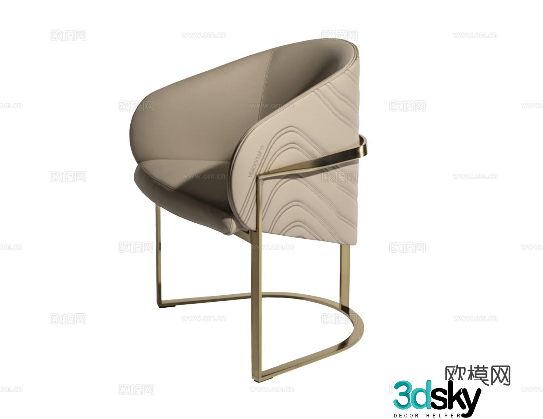 Visionnaire CLOUD dining chair 3d model