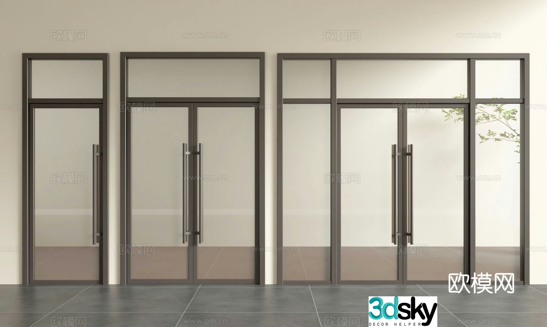 Modern KFC Gate 3D Model