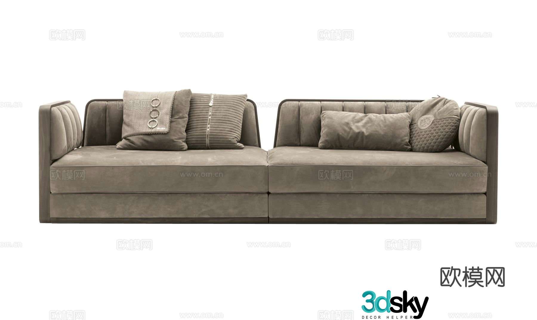 VittoriaFrigerio BALBIANO Multiplayer Sofa 3D Model