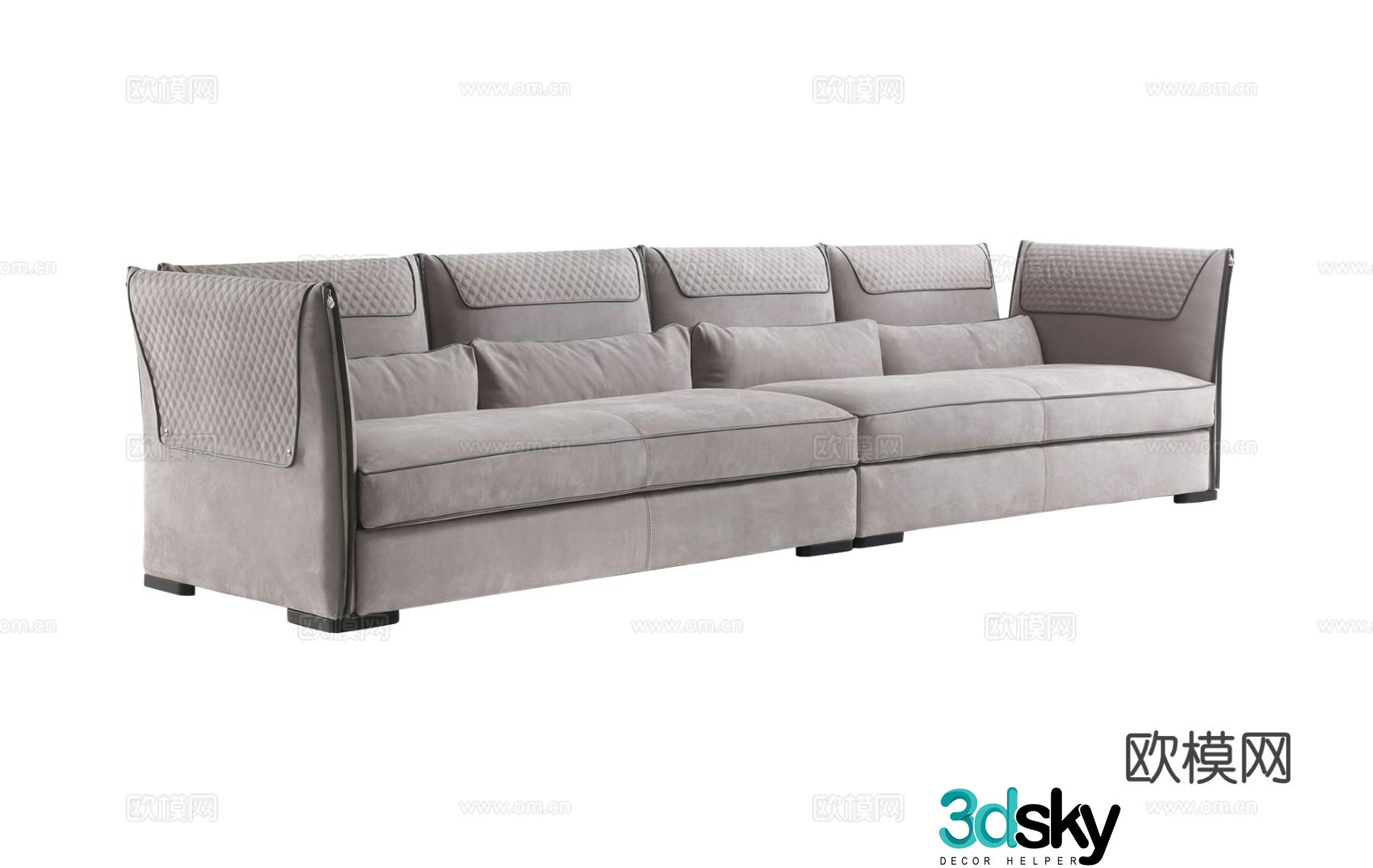 VittoriaFrigerio DIVANI Multiplayer Sofa 3D Model