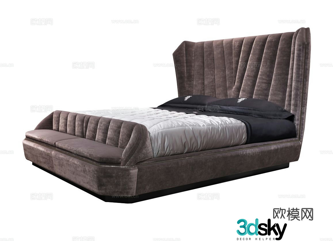 Visionnaire HEMINGWAY Double Bed 3D Model