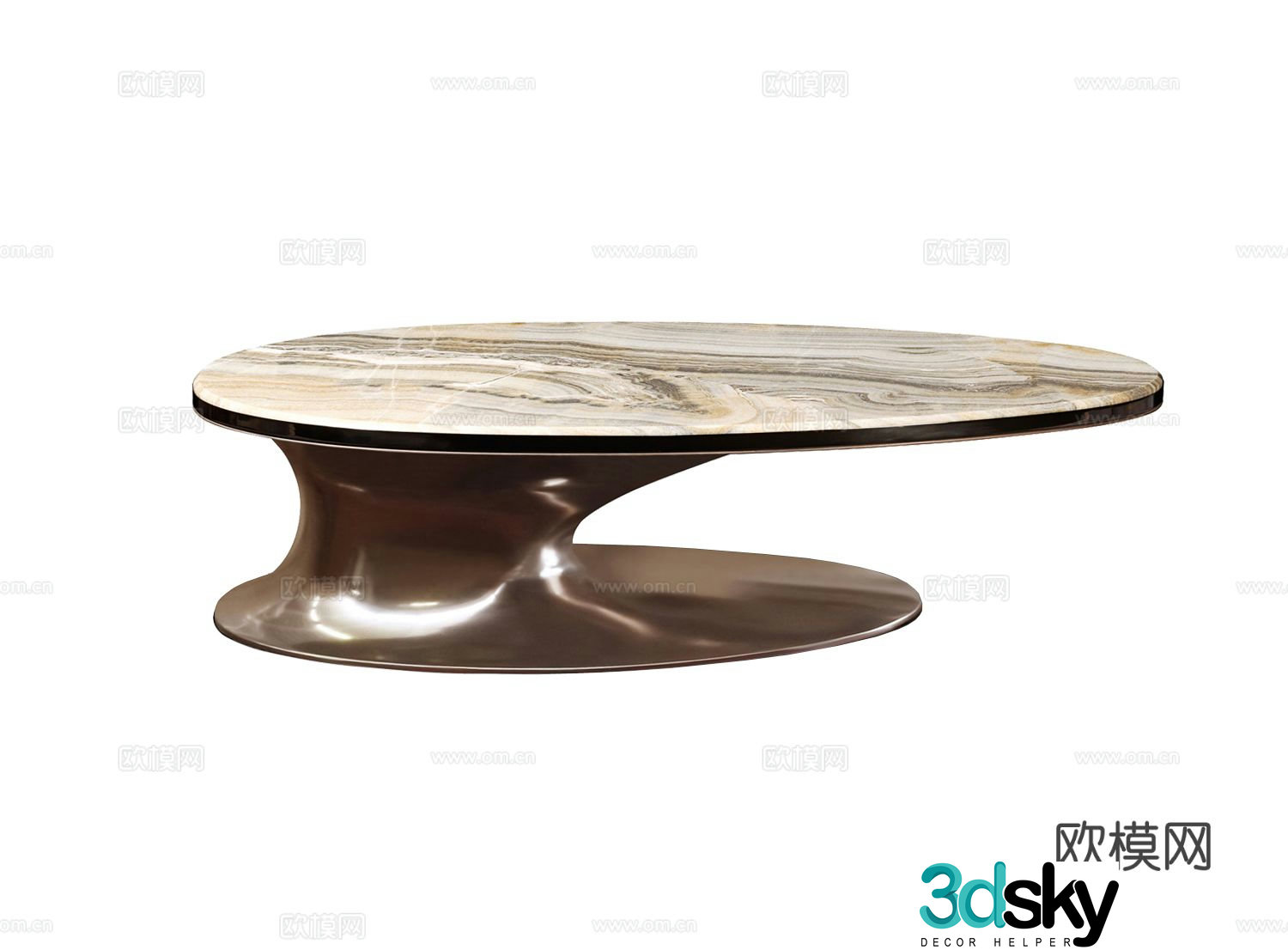 Visionnaire Sowilo Coffee Table 3D Model