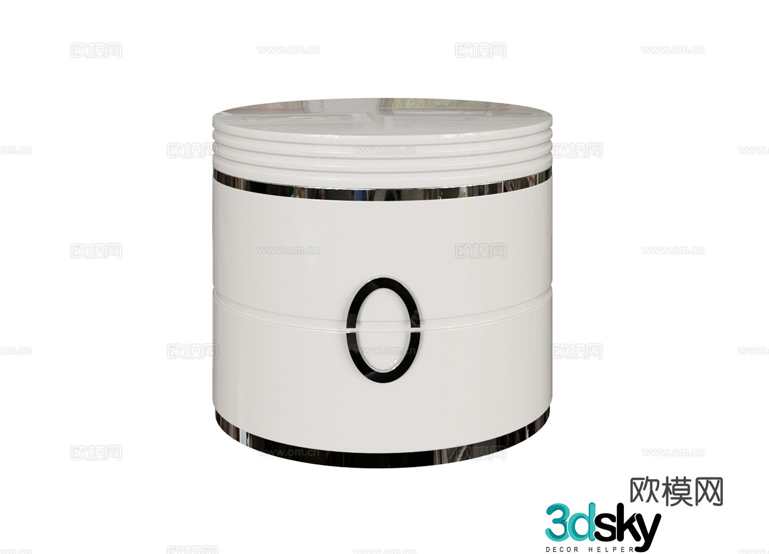 Visionnaire BEAUFORTS Bedside Table 3D Model