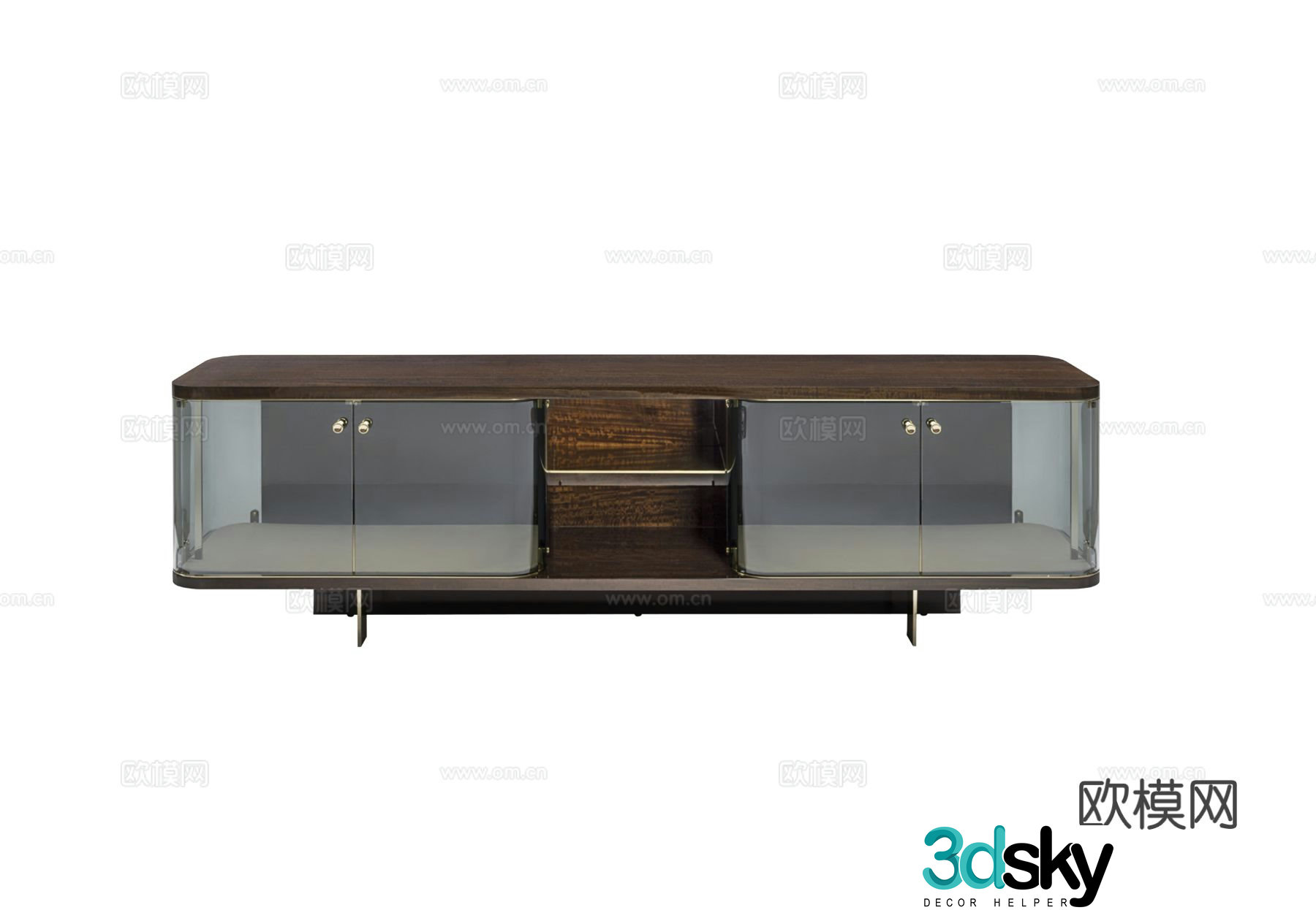 Visionnaire DORINDA TV Cabinet 3D Model