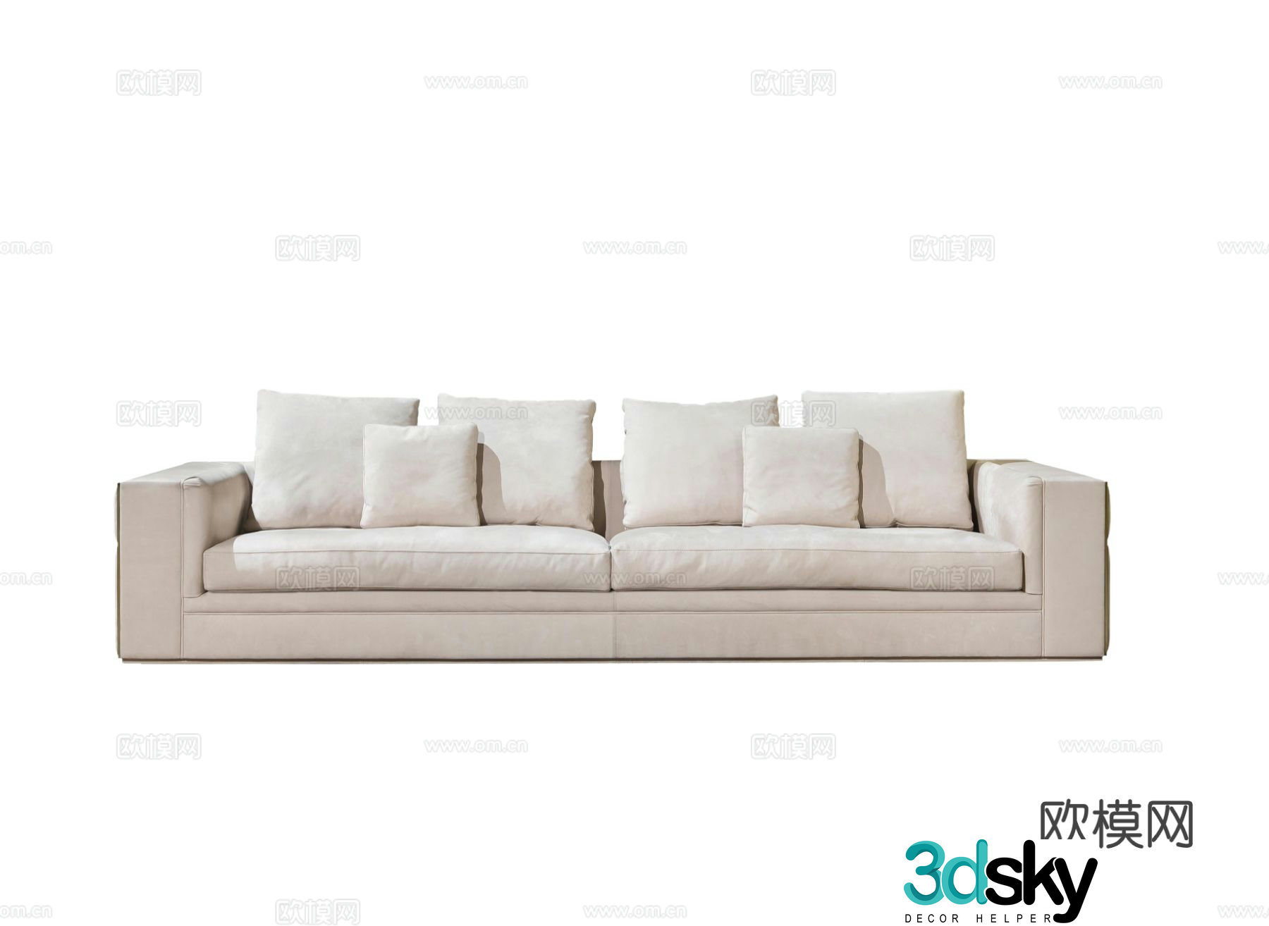 Visionnaire Babylon Multiplayer Sofa 3D Model