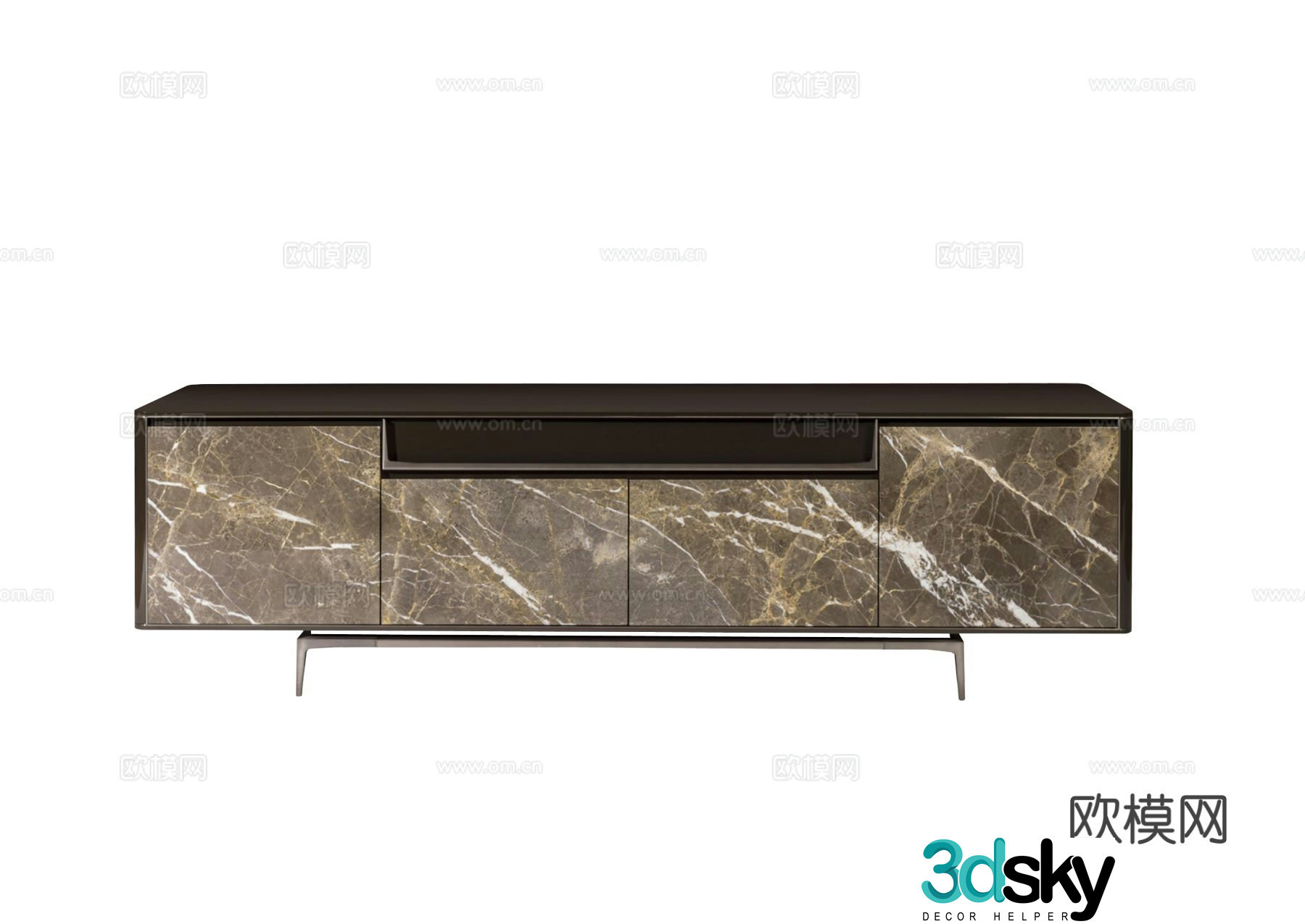 Visionnaire BARNEY TV Cabinet 3D Model