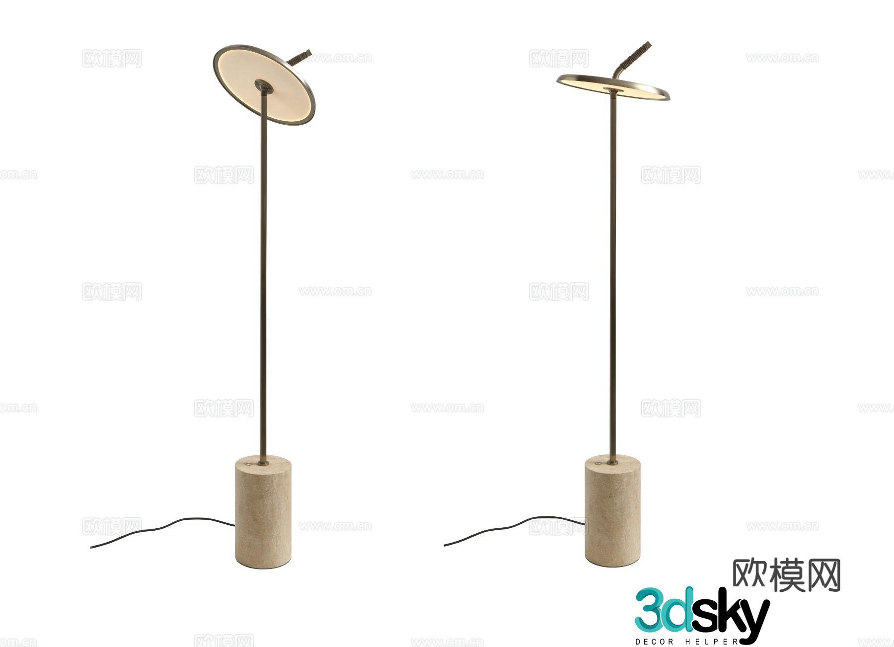 Visionnaire APPLE Floor Lamp 3D Model