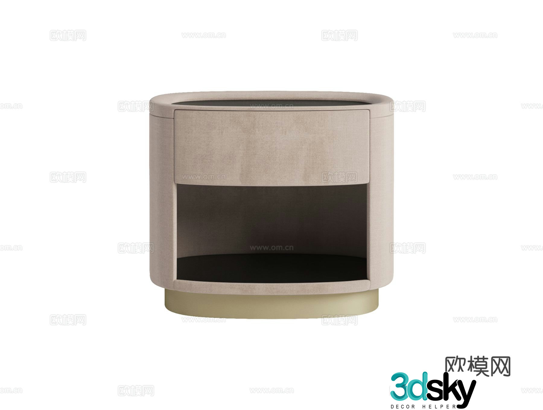 Visionnaire SKIBA nightstand 3d model