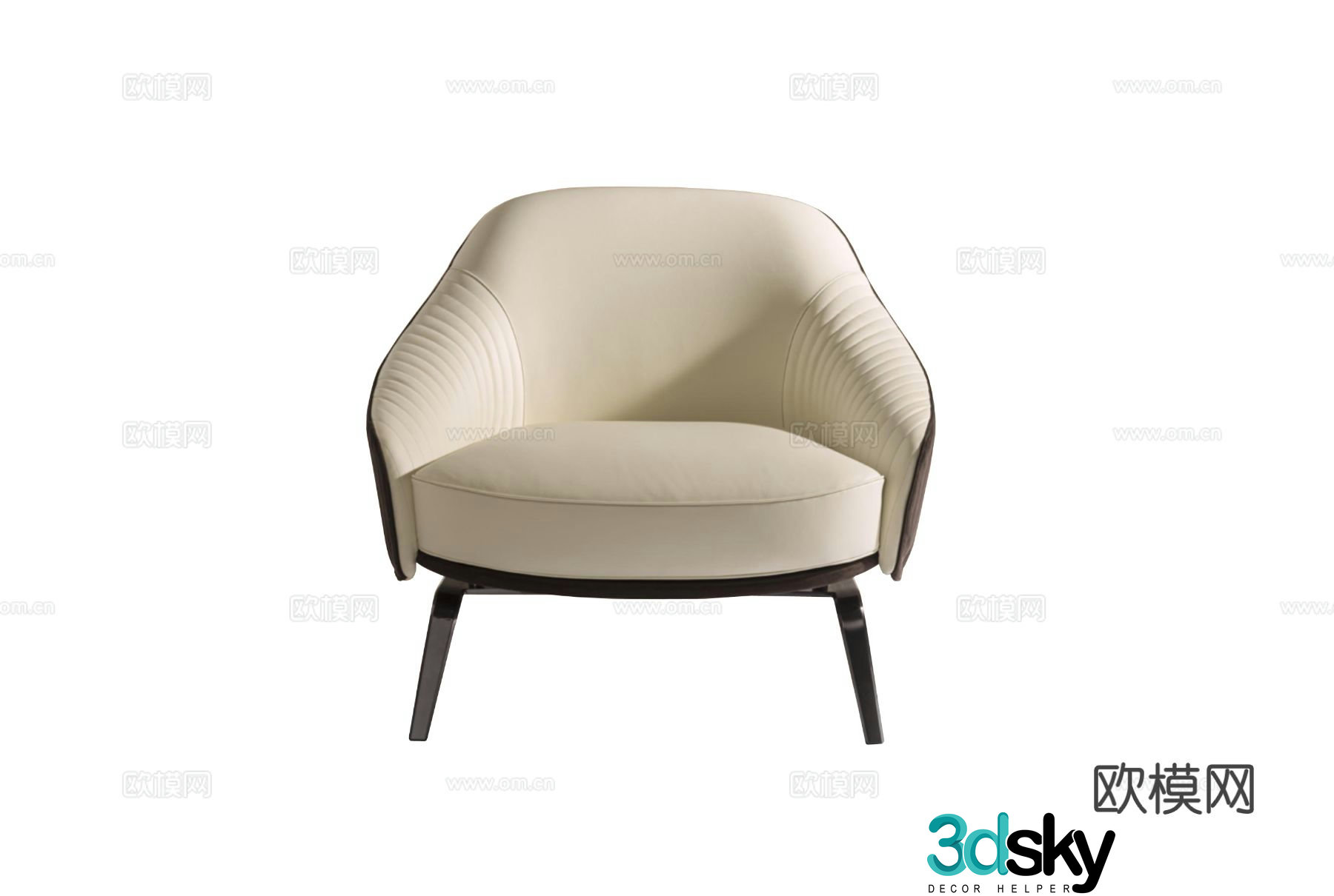 Visionnaire WHITNEY Armchair 3d Model