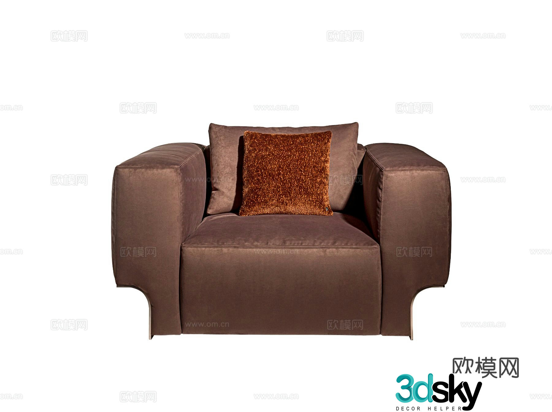 Visionnaire DOUGLAS single sofa 3d model