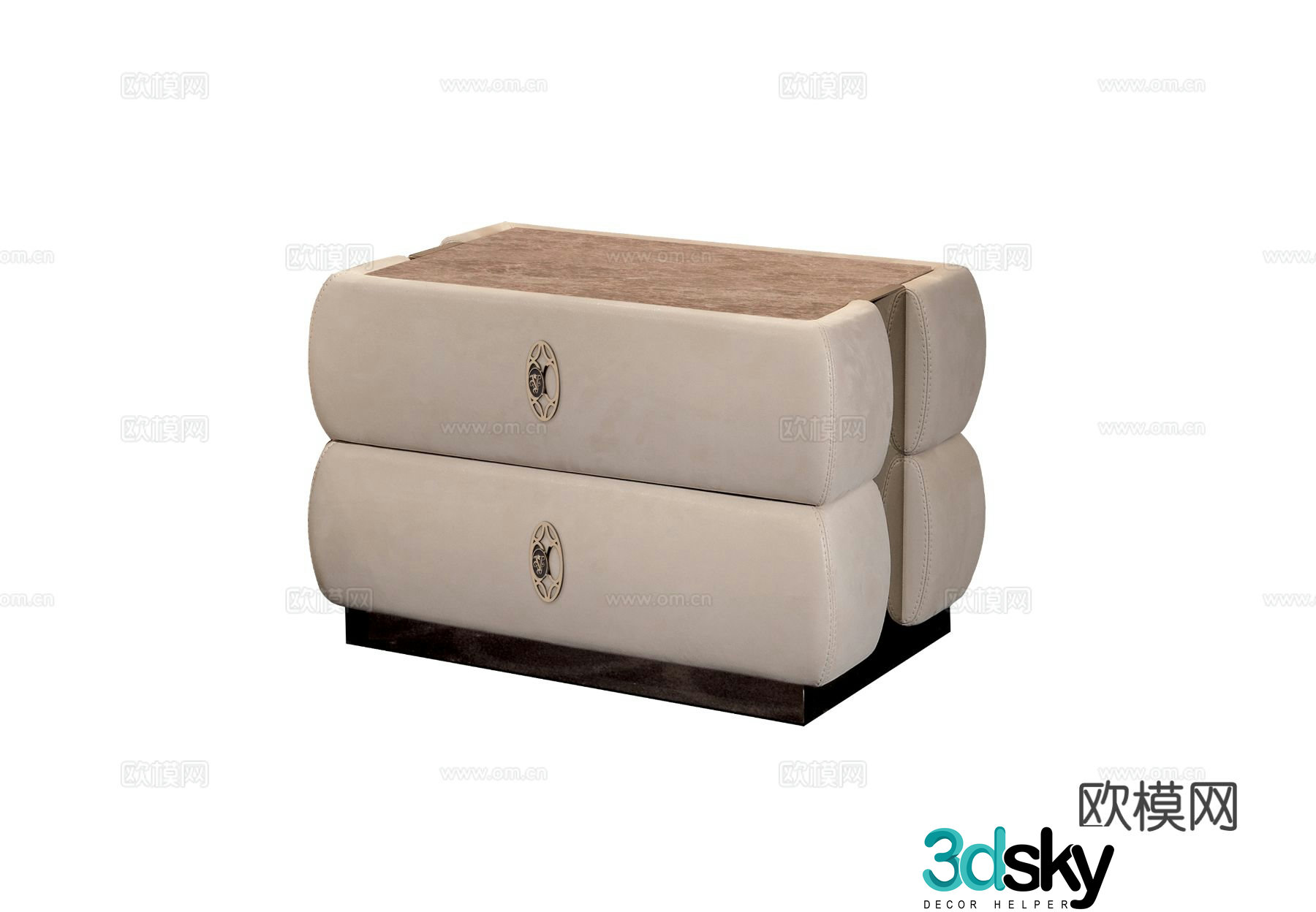 Visionnaire Perkins nightstand 3d model