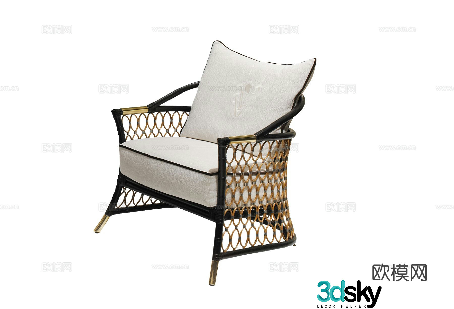 Visionnaire FARNESE Armchair 3d Model