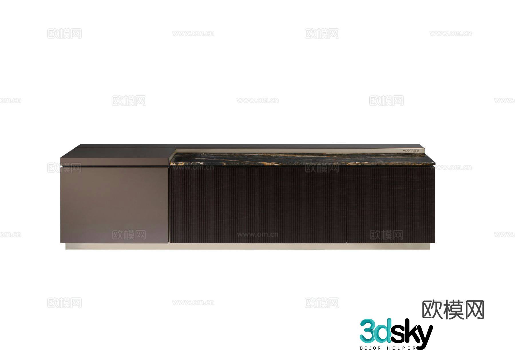 Visionnaire BARBICAN TV Cabinet 3D Model