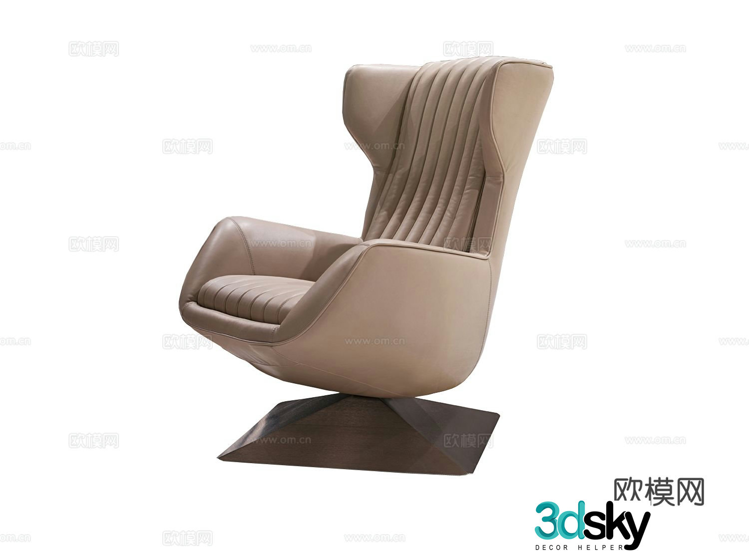 Visionnaire Cheyney Single Sofa 3d Model
