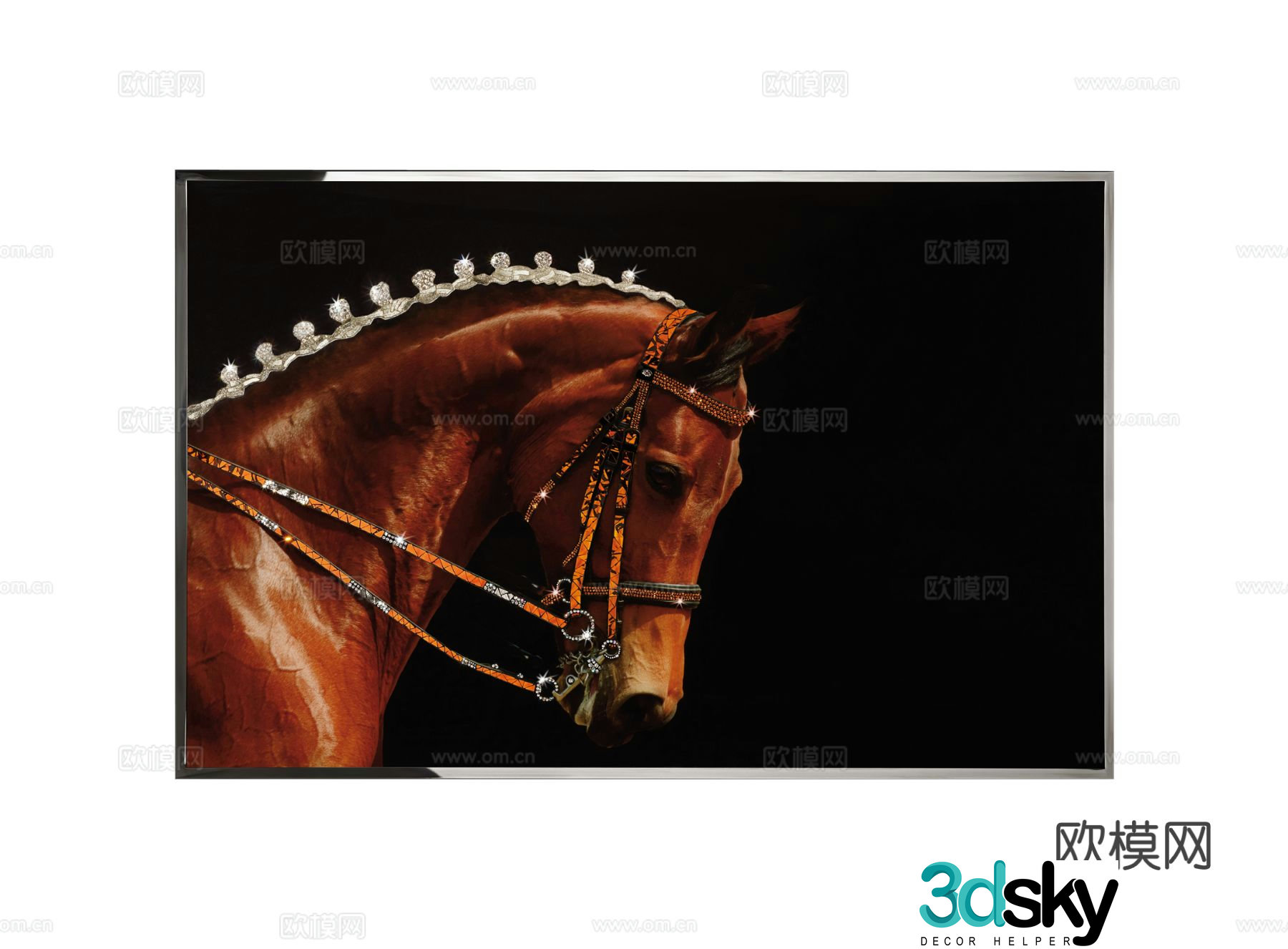Visionnaire CAVALLO hanging painting 3d model