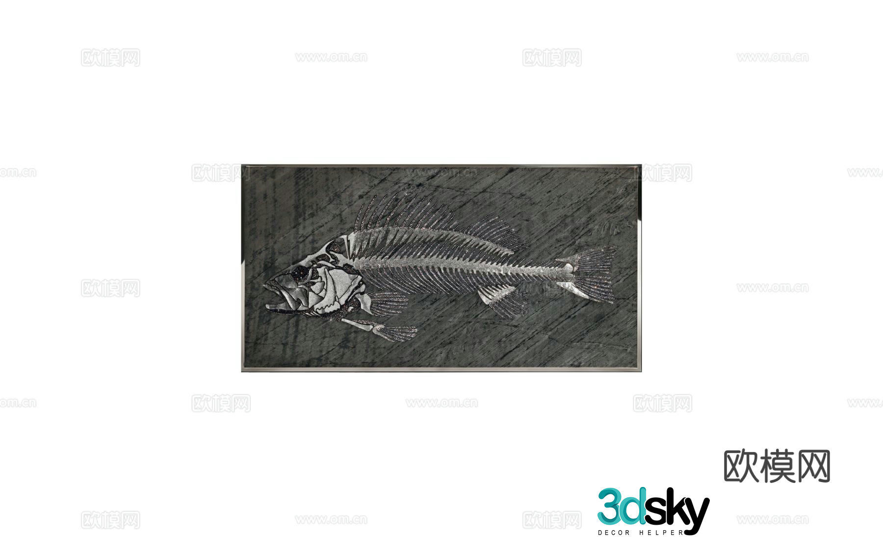 Visionnaire LISCA DI PESCE hanging painting 3d model