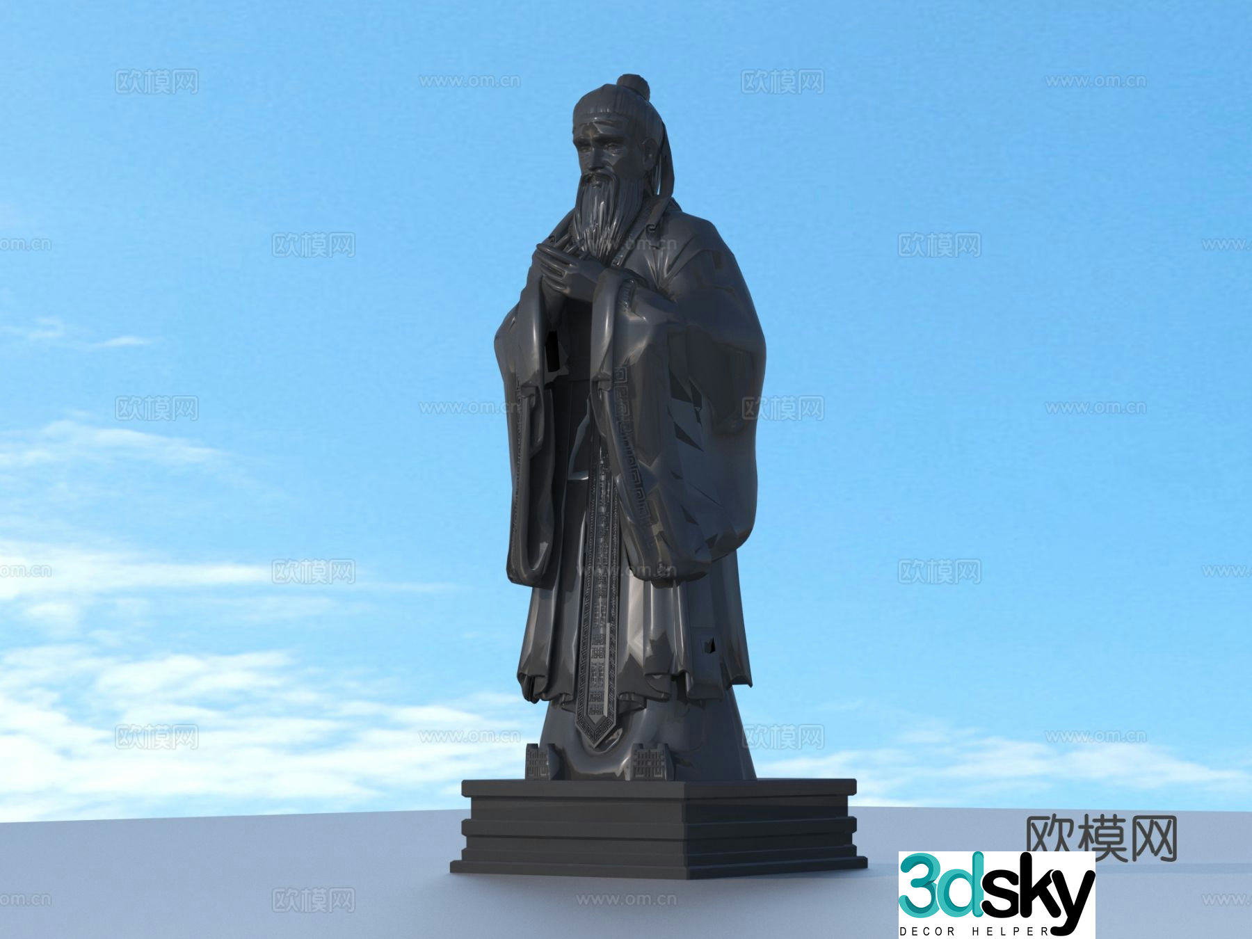 Statue Celebrity Sculpture 3d Model