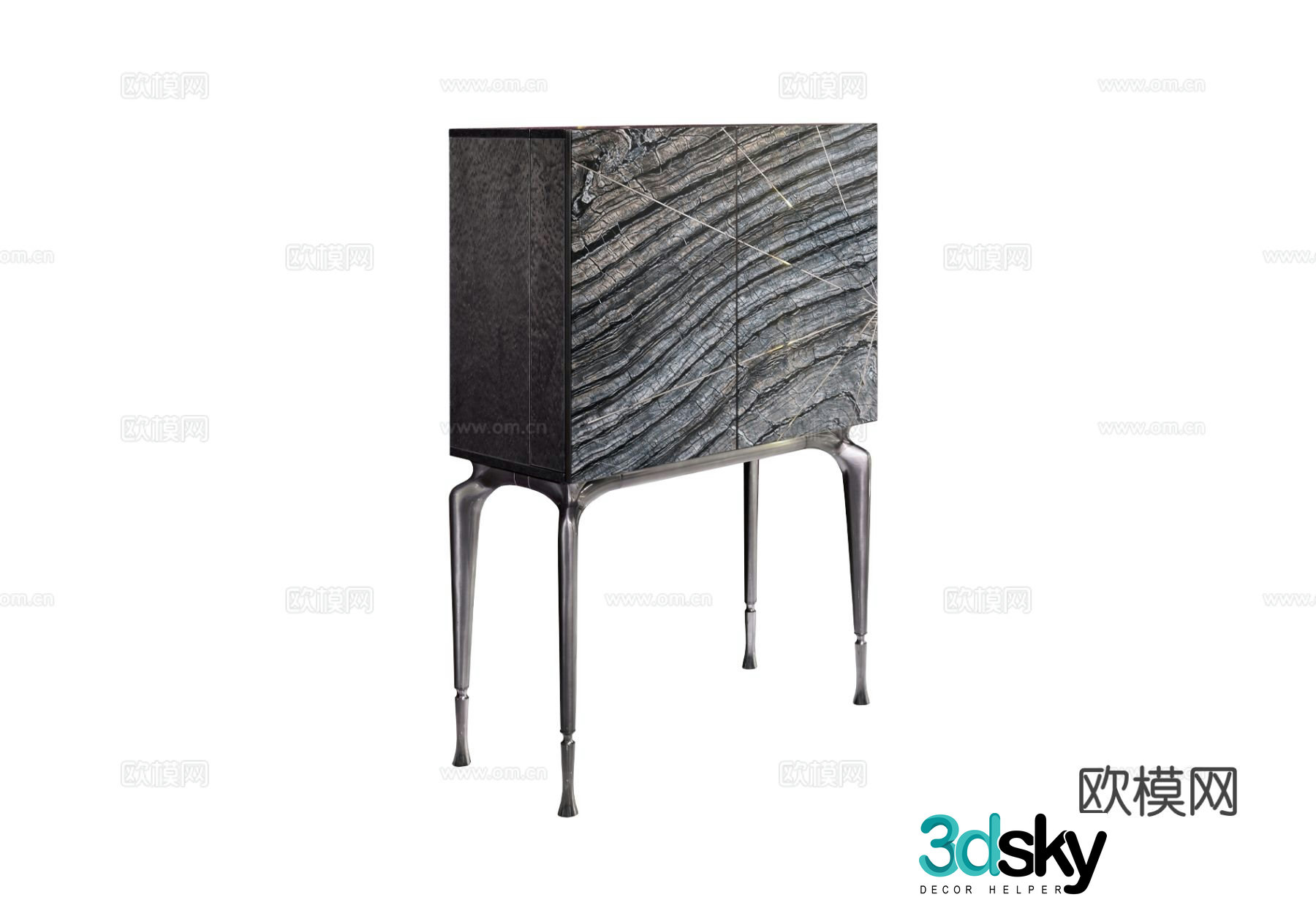 Visionnaire AURORA wine cabinet 3d model