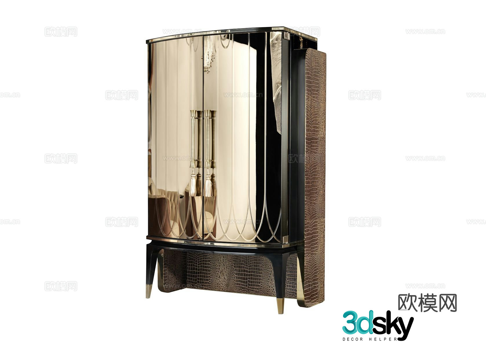 Visionnaire PALAWAN wine cabinet 3d model