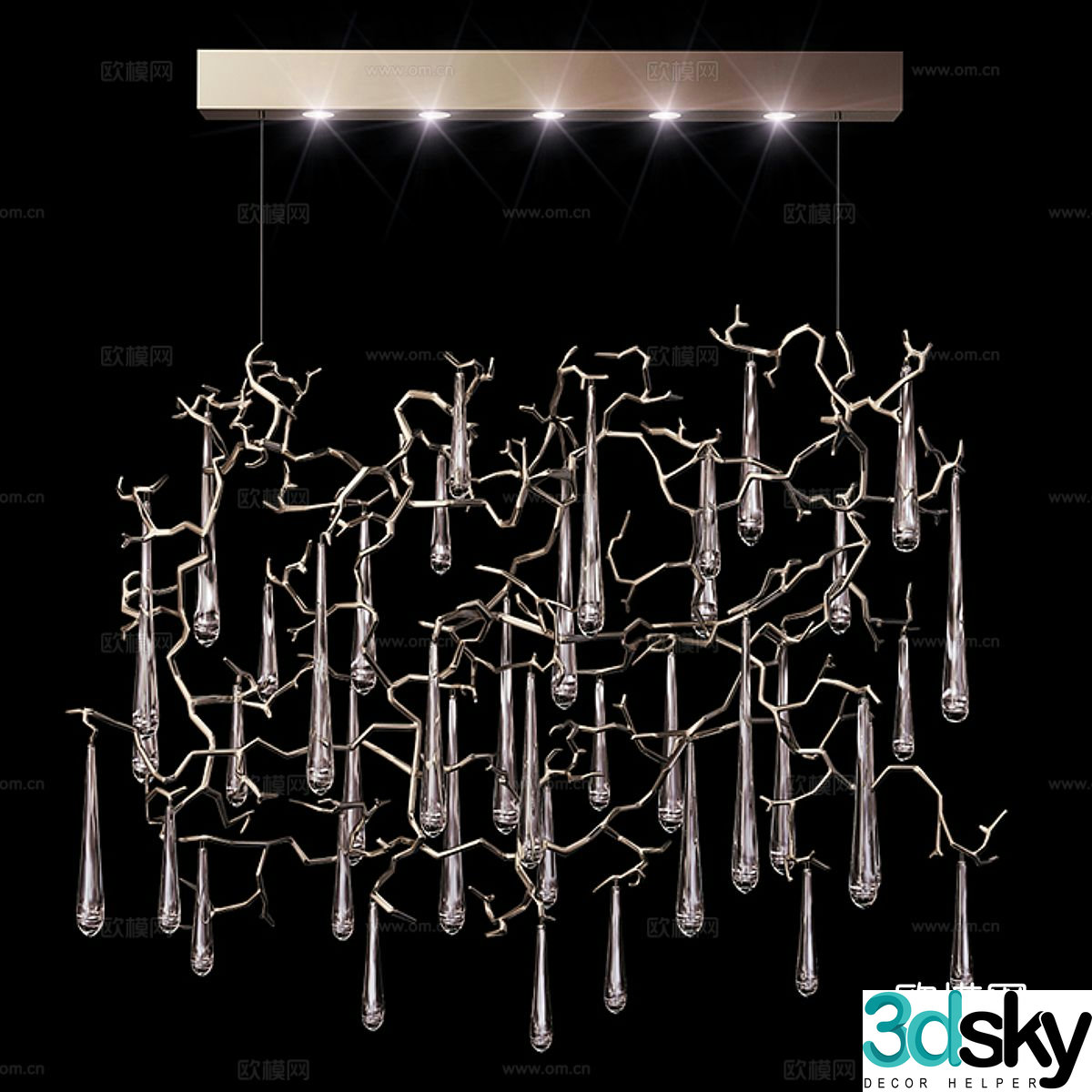 chandelier 3d model