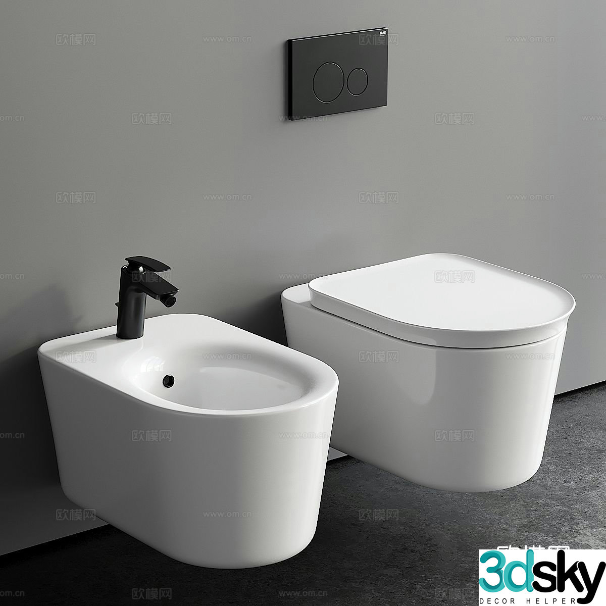 Toilet toilet 3d model