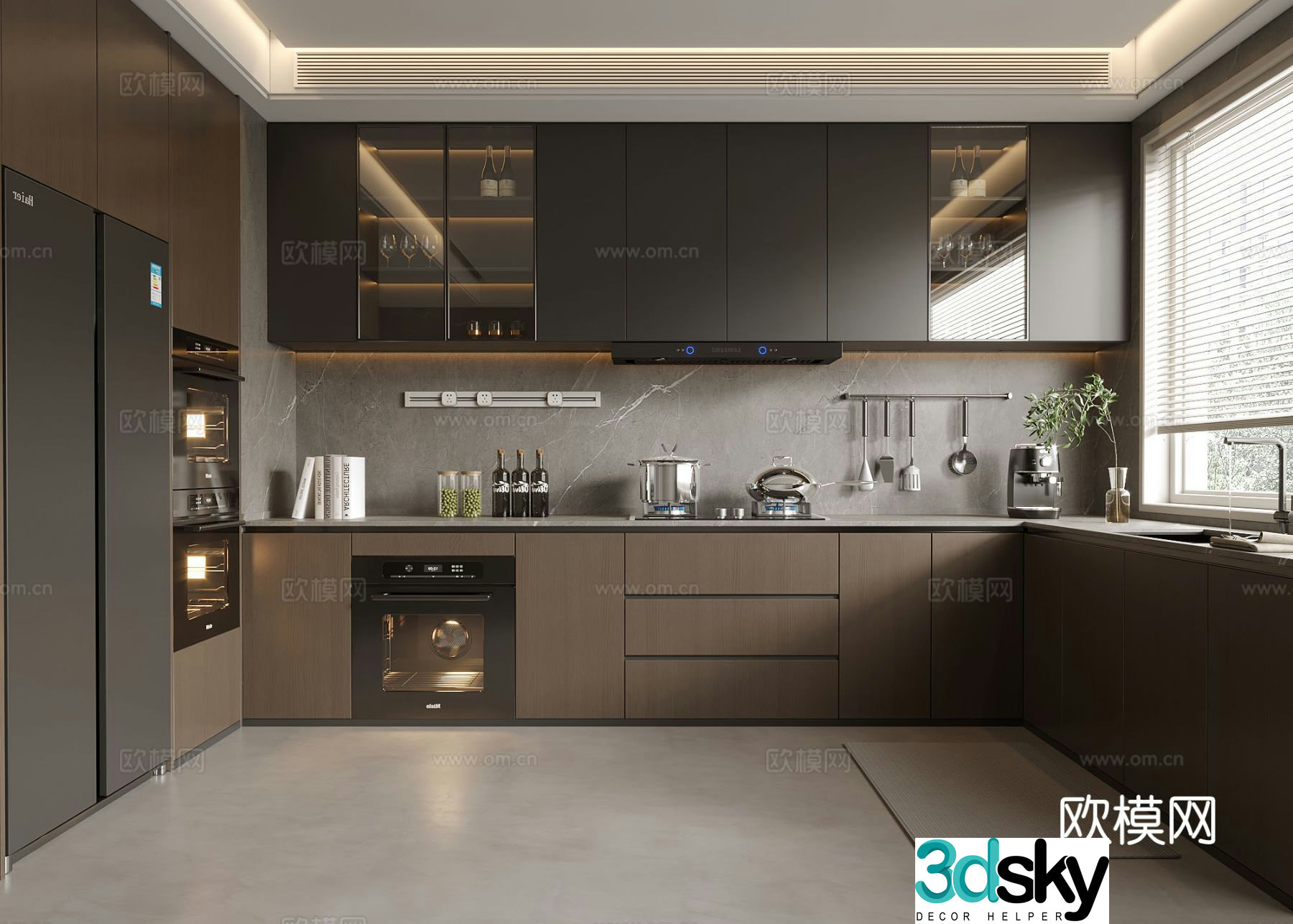 Italian kitchen 3d model
