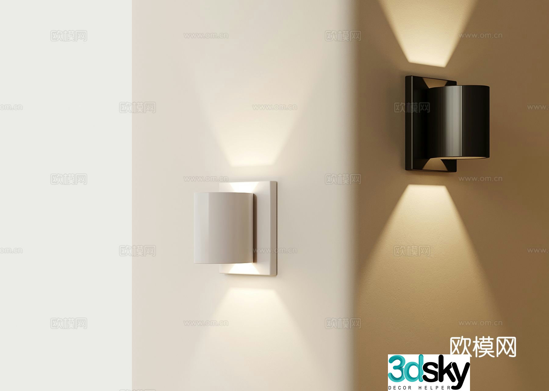 Modern wall lamp Art wall lamp 3d model