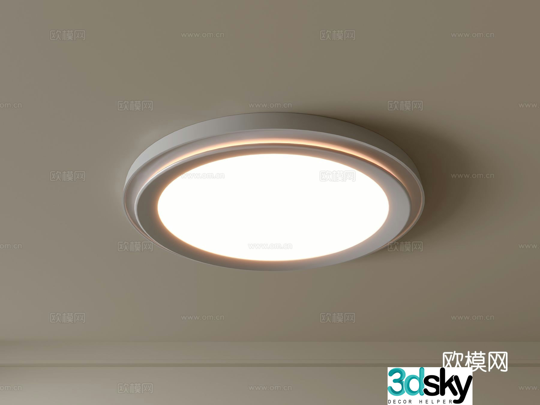 Modern ceiling lamp Geometric ceiling lamp Bedroom lamp Artistic shaped lamp Fashion living room lamp 3D model